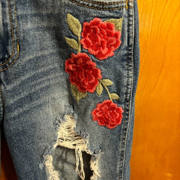 Hollister High‎ Rise Slim Straight Vintage Stretch Size 0R 24w 27l Distressed - Picture 6 of 16